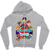 paw patrol birthday boy grandma Zipper Hoodie