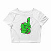 zombie okay Crop Top