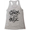 don't stop the music Racerback Tank