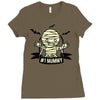 mummy monster Ladies Fitted T-Shirt