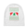ugly sweater dinosour Baby Beanies