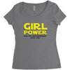 Girl Power May The Empowerment With You Women's Triblend Scoop T-shirt