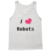 i love robots Tank Top