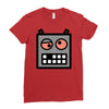 robot funny Ladies Fitted T-Shirt