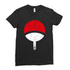 uchiha clan symbol Ladies Fitted T-Shirt