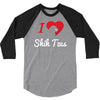 i love shih tzus 3/4 Sleeve Shirt
