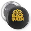 black queen Pin-back button