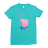 peppa pig brother pig Ladies Fitted T-Shirt