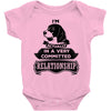 I Am Beagle Actually In A Very Commited Relationship Baby Onesie