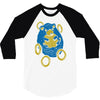 sad hedgehog 3/4 Sleeve Shirt