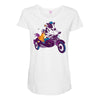 fast food Maternity Scoop Neck T-shirt