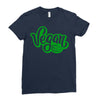 vegan 2 Ladies Fitted T-Shirt
