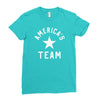 americas team Ladies Fitted T-Shirt