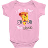 i do it for the pizza Baby Bodysuit