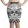 skull viking Pencil Skirts