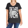 buy me car parts and tell me i'm pretty mechanic turbo nfs fan Ladies Curvy T-Shirt