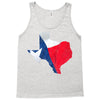 Eroded Texas Map With Flag Tank Top