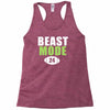 beast mode marshawn lynch seattle seahawks Racerback Tank