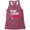eat sleep jump Racerback Tank