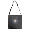You are Here Adjustable Strap Totes