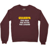 father's day grandpa gift funny grandpa shirt birthday gift for grandp Crewneck Sweatshirt
