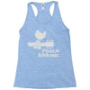 peace and music Racerback Tank