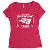 hecho en tejas Women's Triblend Scoop T-shirt