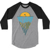 let the sea, set you free 3/4 Sleeve Shirt