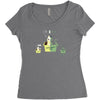 schrodinger's night Women's Triblend Scoop T-shirt