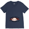 September Peeking Out Asian Baby Boy V-Neck Tee