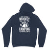 love whiskey and camping! Unisex Hoodie