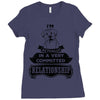 I Am Boxer Actually In A Very Commited Relationship Ladies Fitted T-Shirt