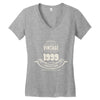 premium vintage 1999 classic perfectly aged limited edition Women's V-Neck T-Shirt