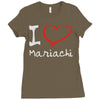 i love mariachi Ladies Fitted T-Shirt