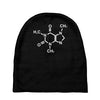 caffeine molecule gamer nerd geek science funny Baby Beanies
