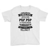 Super Cool Pop Pop Of A Freaking Awesome Granddaughter Youth Tee