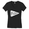 Pizza Women's V-Neck T-Shirt