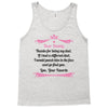 Dear Daddy, Thanks for Being my Dad Baby Boy Letter to Father Tank Top
