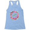 Floral Baby Name Racerback Tank