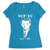 robert kennedy homage Women's Triblend Scoop T-shirt