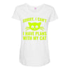 sorry i cant Maternity Scoop Neck T-shirt