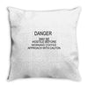 coffee my be hostile before morning Throw Pillow