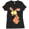 zombie bunny Ladies Fitted T-Shirt