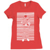 banksy prisoner barcode Ladies Fitted T-Shirt