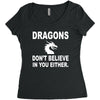 dragons Women's Triblend Scoop T-shirt