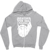 bearded for her pleasure Zipper Hoodie