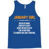 January Girl Hated By Many Tank Top