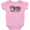 Vandelay industries import Export Original Size 89 Baby Bodysuit