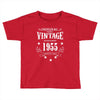 original parts vintage established 1955 perfectly aged Toddler T-shirt