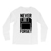 never forget floppy disk Long Sleeve Shirts